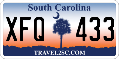SC license plate XFQ433