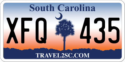 SC license plate XFQ435