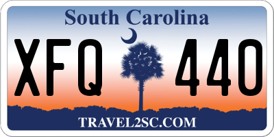 SC license plate XFQ440