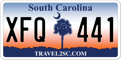 SC license plate XFQ441