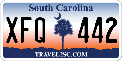 SC license plate XFQ442