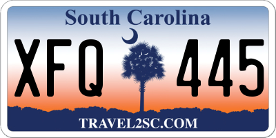 SC license plate XFQ445