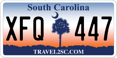 SC license plate XFQ447