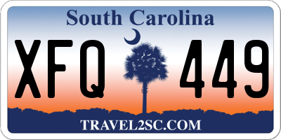 SC license plate XFQ449