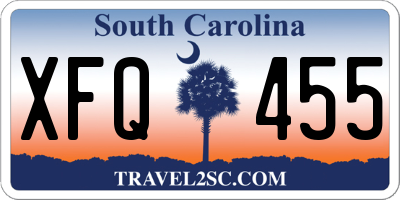 SC license plate XFQ455