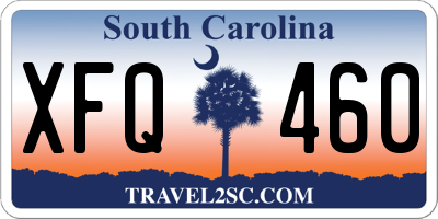 SC license plate XFQ460