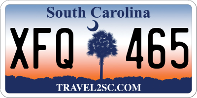 SC license plate XFQ465