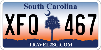 SC license plate XFQ467