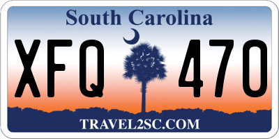SC license plate XFQ470