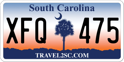 SC license plate XFQ475
