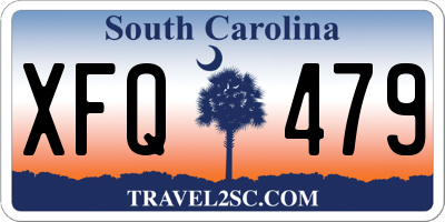 SC license plate XFQ479