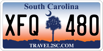 SC license plate XFQ480