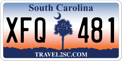 SC license plate XFQ481