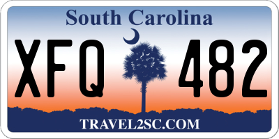 SC license plate XFQ482