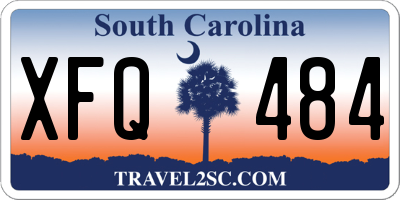 SC license plate XFQ484