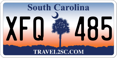 SC license plate XFQ485