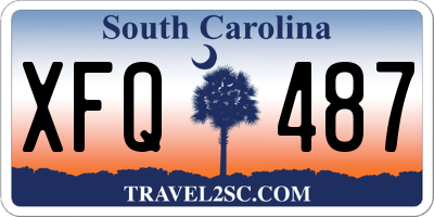 SC license plate XFQ487