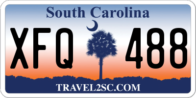 SC license plate XFQ488