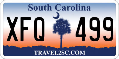 SC license plate XFQ499