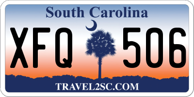 SC license plate XFQ506