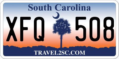 SC license plate XFQ508