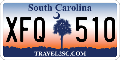 SC license plate XFQ510
