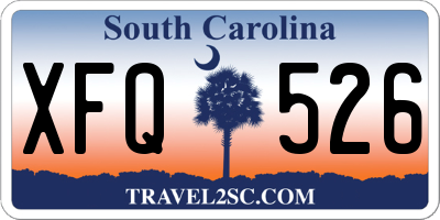 SC license plate XFQ526