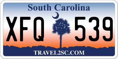 SC license plate XFQ539