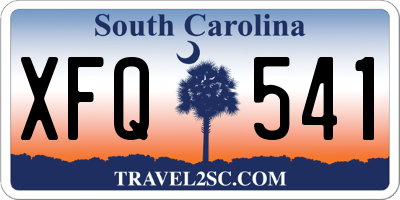 SC license plate XFQ541