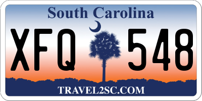 SC license plate XFQ548