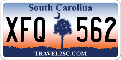 SC license plate XFQ562