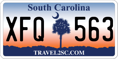 SC license plate XFQ563