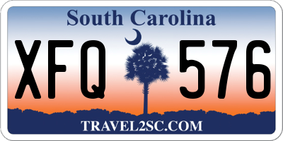 SC license plate XFQ576