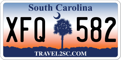 SC license plate XFQ582