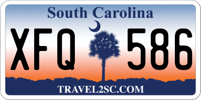 SC license plate XFQ586