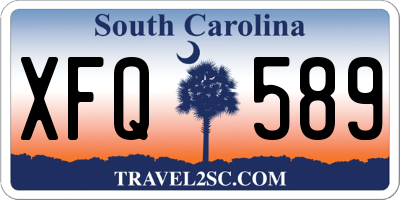 SC license plate XFQ589
