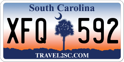 SC license plate XFQ592