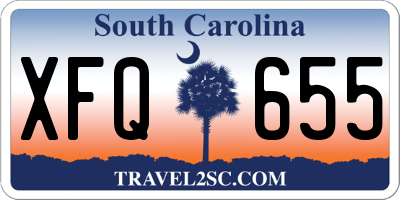 SC license plate XFQ655