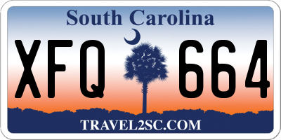 SC license plate XFQ664