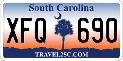 SC license plate XFQ690