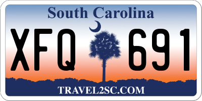 SC license plate XFQ691