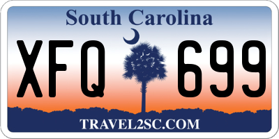 SC license plate XFQ699