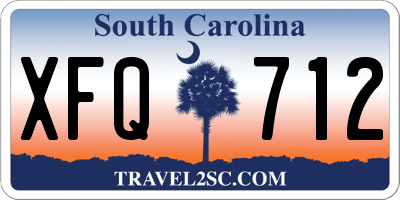 SC license plate XFQ712