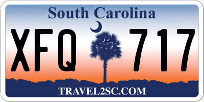 SC license plate XFQ717