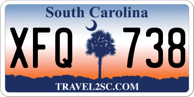 SC license plate XFQ738