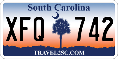SC license plate XFQ742
