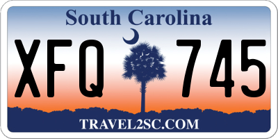 SC license plate XFQ745