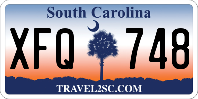 SC license plate XFQ748