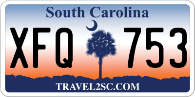 SC license plate XFQ753