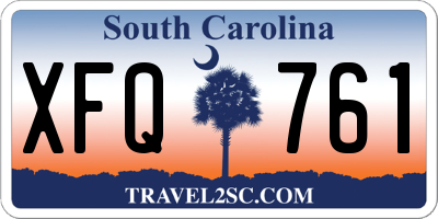 SC license plate XFQ761